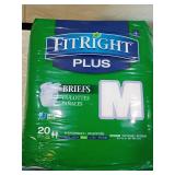 FitRight Adult Briefs and Underwear Bundle - Medium Size diapers 3 packages20 in each 60 total FitRight Adult Briefs and Underwear Bundle - Medium Size diapers 3 packages20 in each 60 total