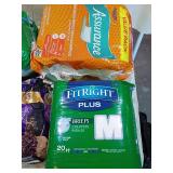 Fit Right Adult Briefs Multi-Pack 4 partial packs Fit Right Adult Briefs Multi-Pack 4 partial packs