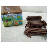 Toymany Brown Building Fence Set Toymany Brown Building Fence Set