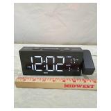 Digital Projection Clock with Temperature Display Digital Projection Clock with Temperature Display