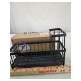 Black Metal Sponge Drain Rack Black Metal Sponge Drain Rack