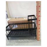 Black Metal Sponge Drain Rack Black Metal Sponge Drain Rack