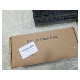 Black Metal Sponge Drain Rack Black Metal Sponge Drain Rack