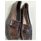 Brighton Patent Leather Crocodile Print Loafers Brighton Patent Leather Crocodile Print Loafers