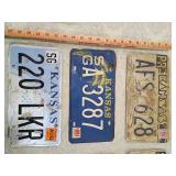 6 Kansas License Plate Collection 6 plates 6 Kansas License Plate Collection 6 plates