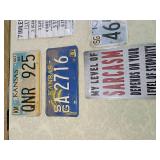 5 signs Kansas License Plate Collection with Decor Signs 5 signs Kansas License Plate Collection with Decor Signs