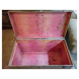 1940s Military Style Storage Trunk large box 1940s Military Style Storage Trunk large box