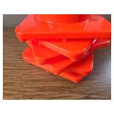 $80 6-Pack Traffic Cones 28in w/ Reflective Collars, PVC Base, Orange