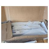 $114 53.1' H Tall Bathroom Storage Cabinet, 6-Door Linen Pantry White