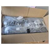 $90 Storage Racks - 2-Pack, 5-Tier Steel Shelving, 33.5x12.6x72, Black