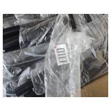 $90 Storage Racks - 2-Pack, 5-Tier Steel Shelving, 33.5x12.6x72, Black