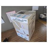 $110 Towel Warmer for Bathroom, Bucket, Wood Handle, Auto Shutoff