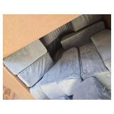 $150 YEFU 15pcs Modular Kids Play Couch for Toddler & Children, Grey