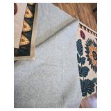 $76 Joydeco Egypt Floral Boho 8x10 Area Rug, Washable Non-Slip Beige