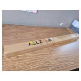 ALLZONE Tension Curtain Rod, 83-123 in, No-Drill, Non-Slip
