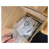 $80 Persilux Cordless Zebra Blinds Free-Stop Roller Shades 46x64 White