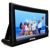 $120 Inflatable Movie Screen 20ft, Front/Rear Projection with Blower