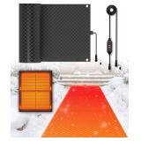 $229 Heated Snow Melting Mat Outdoor 24x72, Graphene 2.0 Walkway