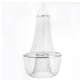 $100 FlavorThings French Empire Beaded Chandelier, 24W x 38H, Chain