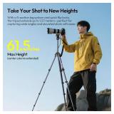 $100 ULANZI Ombra II Camera Tripod with Fluid Head, 61.5' Travel Tripod