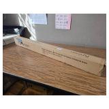 $50 Tension Curtain Rod No Drilling 83 160in Heavy Duty Matte Black