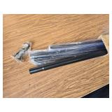 $50 Tension Curtain Rod No Drilling 83 160in Heavy Duty Matte Black