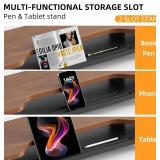 $73 Dual Monitor Stand Riser, 39.4-Inch Desk Organizer with Shelf