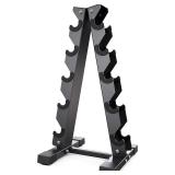 $60 Dumbbell Rack Stand, Compact A-Frame Rack, 480/800 LBS