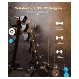 $60 Dumbbell Rack Stand, Compact A-Frame Rack, 480/800 LBS