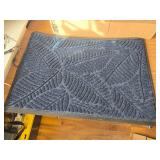 Colorxy Waterproof Doormat, Rubber Front Mat, 30'x17', Navy