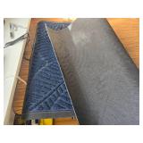 Colorxy Waterproof Doormat, Rubber Front Mat, 30'x17', Navy