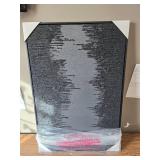 $140 Framed Black Canvas Wall Art, Modern Abstract Oil Paintings, 24' x 36'