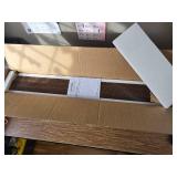 $54 Floating Wall Shelves, Set of 3, 1.5 Thick, Brown 10301BJP3BF