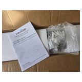 $54 Floating Wall Shelves, Set of 3, 1.5 Thick, Brown 10301BJP3BF