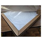 $76 24'x24' White Waterproof PVC Ceiling Tiles - Case of 12