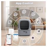 $126 Automatic Cat Litter Box with App Control & Weight Grey