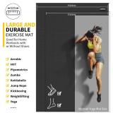 $130 CAMBIVO Large Exercise Mat for Home Workout, 7x5, 7mm