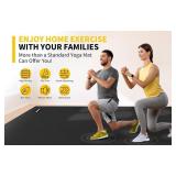 $130 CAMBIVO Large Exercise Mat for Home Workout, 7x5, 7mm