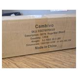 $130 CAMBIVO Large Exercise Mat for Home Workout, 7x5, 7mm