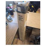 $96 AMMSUN Beach Cabana 6'x6' Canopy, Wood Poles, Sand Pockets, Blue