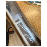 $67 28-Inch Flip-Up Toilet Grab Bar, Stainless Steel, ABS, White