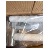 $67 28-Inch Flip-Up Toilet Grab Bar, Stainless Steel, ABS, White