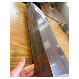 $50 24in Walnut Floating Shelves for Wall Hanging Shelves Set of 2