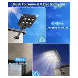 $129 Gefolly G-5000W Solar Street Light, Outdoor Parking Lot IP67