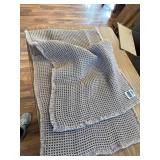 ZALL Tan Waffle Bath Mat, Non-Slip Long Runner, 24x60in