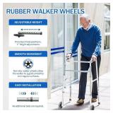 Universal Walker Wheels Replacement - 5in, for Walkers 1 Pair