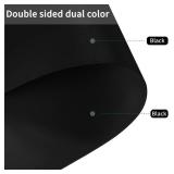 Dining Table Protector 36x60, 1.8mm Thick, Black
