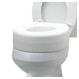 $55 Lumex Raised Toilet Seat 4.5' Riser, Non-Locking