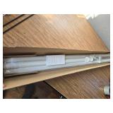 Tension Curtain Rod 64-120 in, Heavy Duty, No-Drill, White