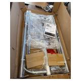 $70 Heavy Duty Clothes Rack 450 LBS, Metal Garment Rack with Wheels